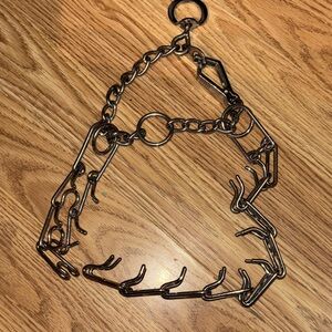 Large 3mm Metal Prong Dog Collar 25”